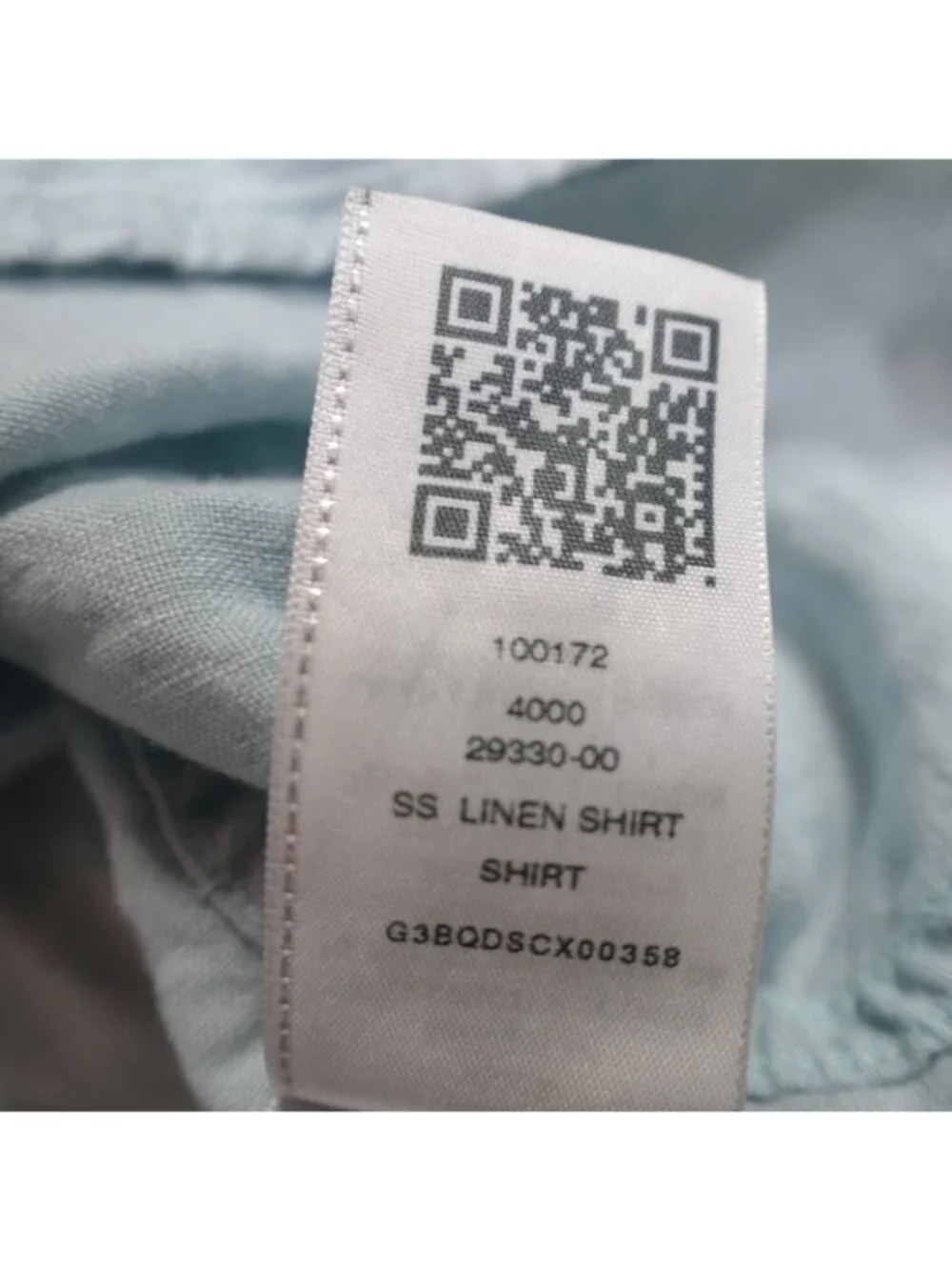 True Religion Shirt XL Blue Slim Fit 100% Linen